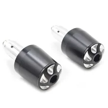 1 пара 22 мм винтажный мотоциклетный алюминиевый руль акустическая система концы слайдеры с ЧПУ рукоятки руля колпачок вилка слайдер для YAMAHA HONDA