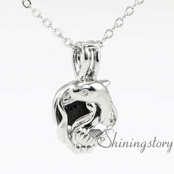 

dolphin necklace locket essential oil diffuser necklace aromatherapy diffuser pendant essential oil diffuser locket essential oi