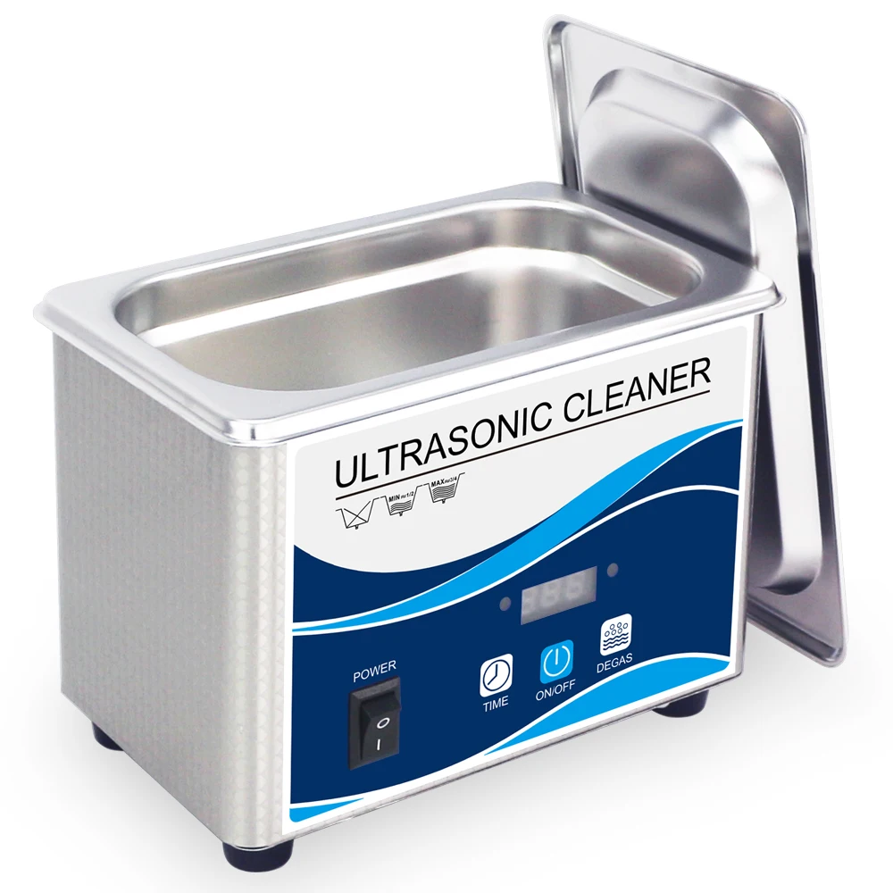 Preise 800ML Ultraschall Reiniger 35 ~ 60W Edelstahl Bad Entgasung Digital Timer Hause Ultraschall Washer Brillen Ringe Uhren Ketten