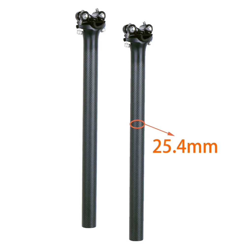 

No Logo Full Carbon Bike Seatpost 25.4mm Diameter Carbon Seat Post