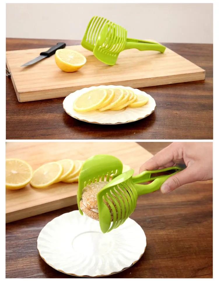 Пластик картофеля Slicer томатный резак инструмент Shreadders лимон резка держатель пособия по кулинарии Инструменты Кухня интимные аксессуары