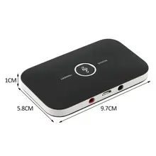 2 in 1 B6 Wireless Bluetooth Transmitter Receiver4.1 Audio 3.5mm Adapter For Smartphone PC TV Bluetooth Receiver Transmitter Aux