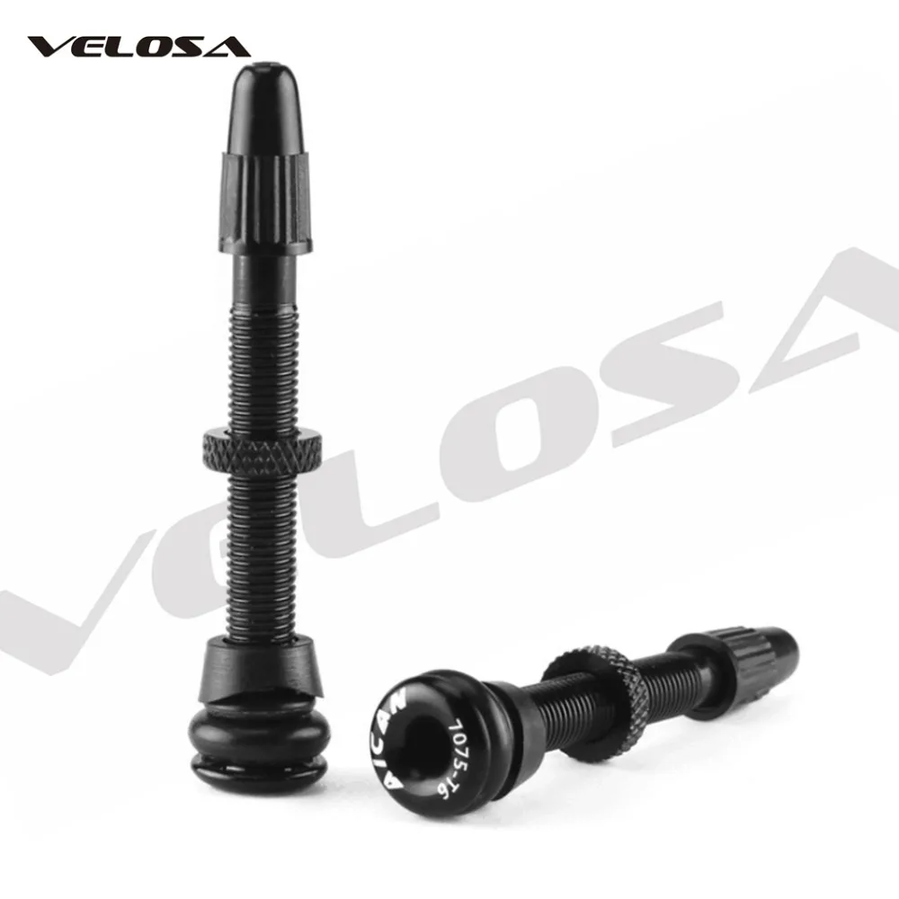 LYUMO Vélo Valve Tubeless, Tubeless Tige Valve, 58mm en Alliage d