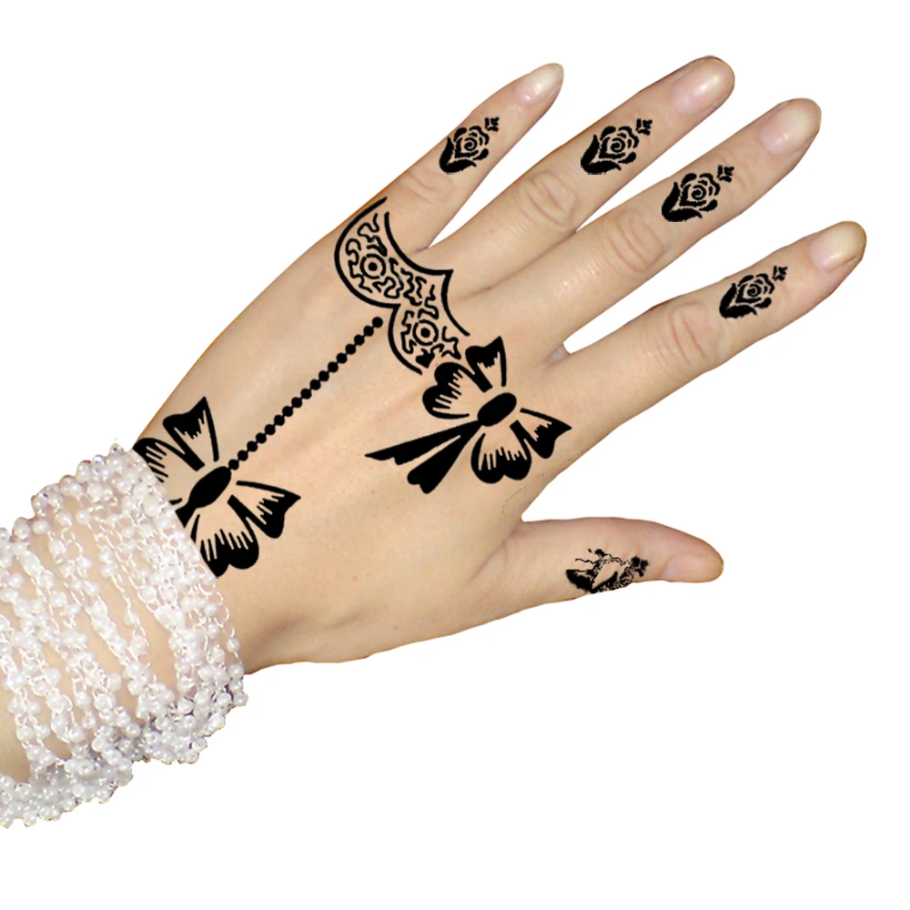 Gambar Henna Tangan Kupu MODELEMASTERBARU