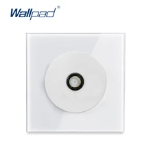 Wallpad спутниковая телевизионная антенна L6 белое стекло с одной рамкой F Тип коаксиальный Небесный разъем