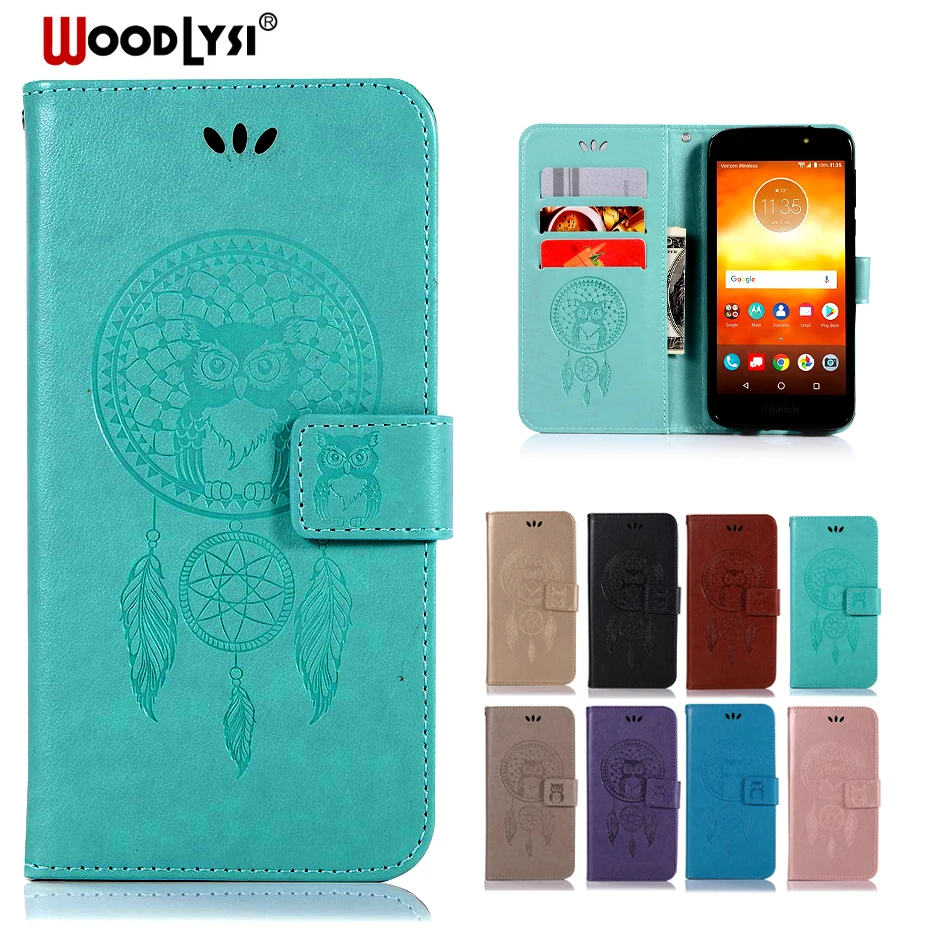 Woodlysi для Motorola Moto E5 чехол люкс Бумажник искусственная кожа задняя крышка телефона