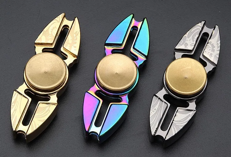 Dazzle Pattern Hand Spinner EDC ADHD Adults Children Educational Funny