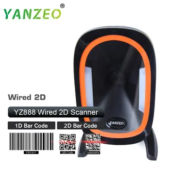 

Yanzeo MK-7120 Orbit Barcode Reader High Speed Omni USB RS232 Omni Directional 2D Image Auto Barcode Scanner