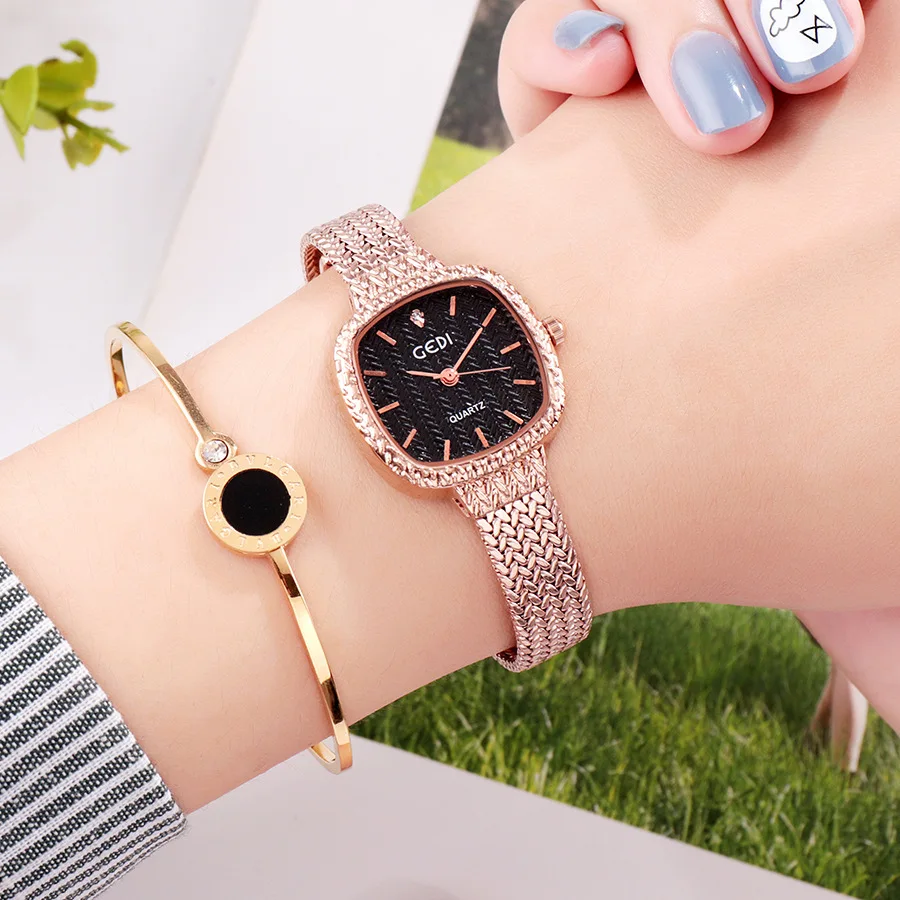 

Hot sale top women quartz watch stainless steel ladies Analog small dial watch women simple montre femme wrist watches