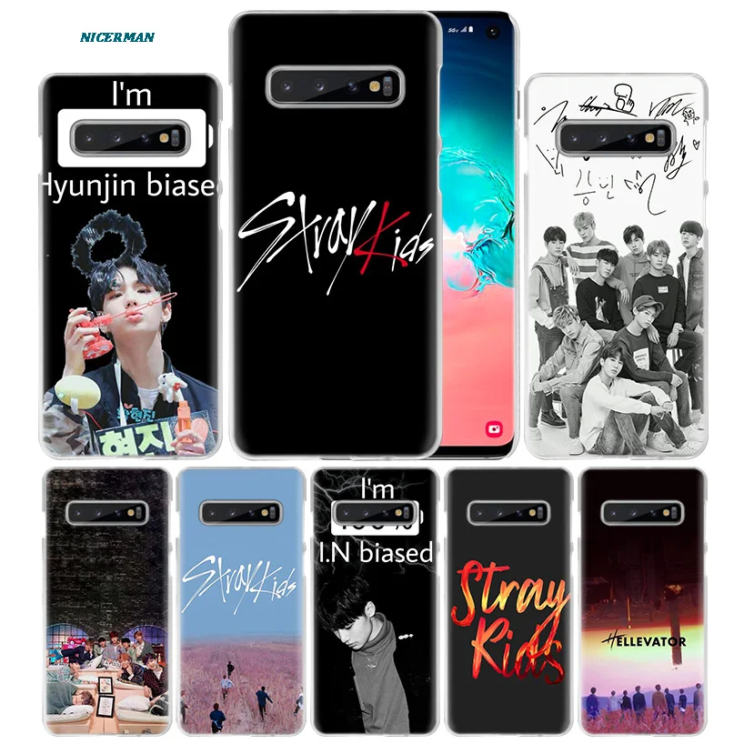

Stray Kids K Pop Case for Samsung Galaxy S10 5G S10e S9 S8 M30 M20 M10 J4 J6 Plus J8 2018 Note 8 9 Clear Hard PC Phone Cover NEW