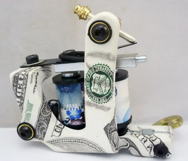 2018 Hot item 10 Wrap Coils Tattoo Machine Shader & Liner Carbon Steel Rotary Assorted Tatoo Motor Gun Instrument Permanent Make | Красота