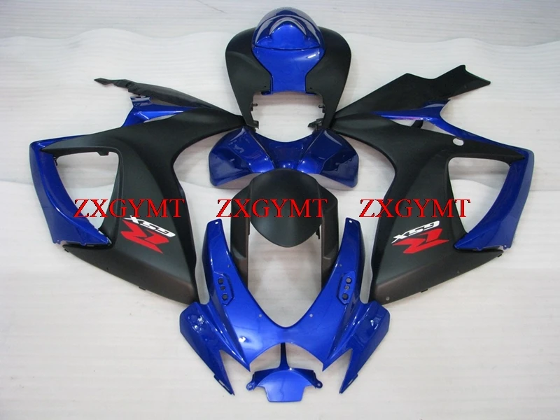 

Motorcycle Fairing for GSXR 600 2006 - 2007 K6 Plastic Fairings GSXR750 2006 Blue Matter Black Abs Fairing GSXR 600 2007