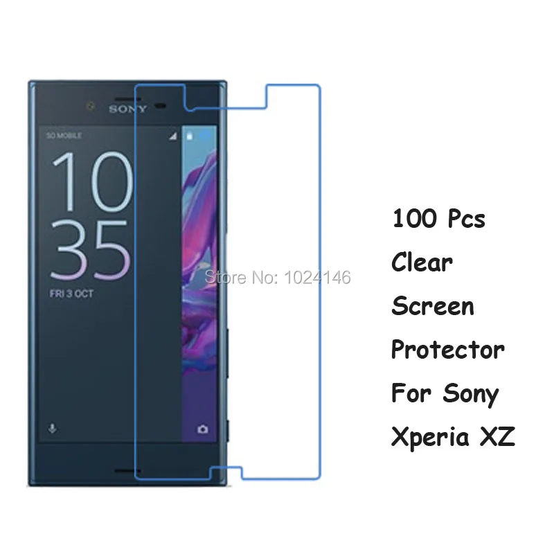Новый 100 шт./лот HD Ясно Экран протектор для Sony Xperia XZ f8331 Dual F8332 5.2 &quotзащитный Плёнки