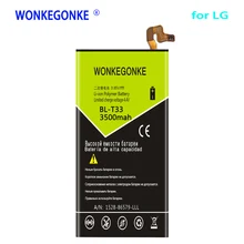 WONKEGONKE 5000 мАч BL-T33 Аккумулятор для LG Q6 M700A M700AN M700DSK M700N батареи для мобильных телефонов высокого качества