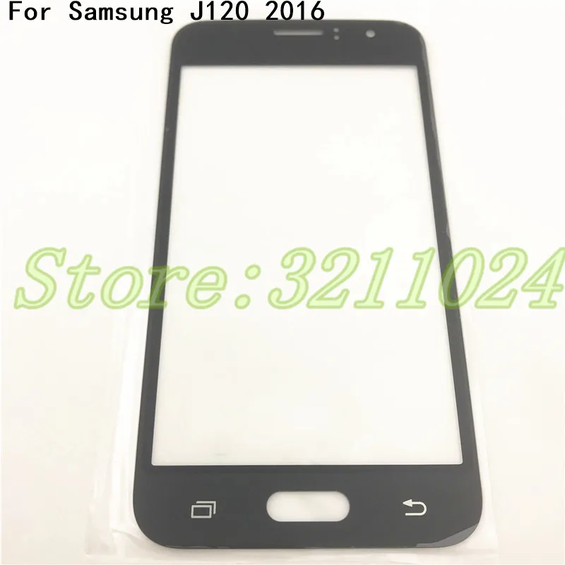 Передняя панель стекло для Samsung Galaxy J1 J3 2016 J120 J120F J320F J320A сенсорный ЖК-экран внешнее