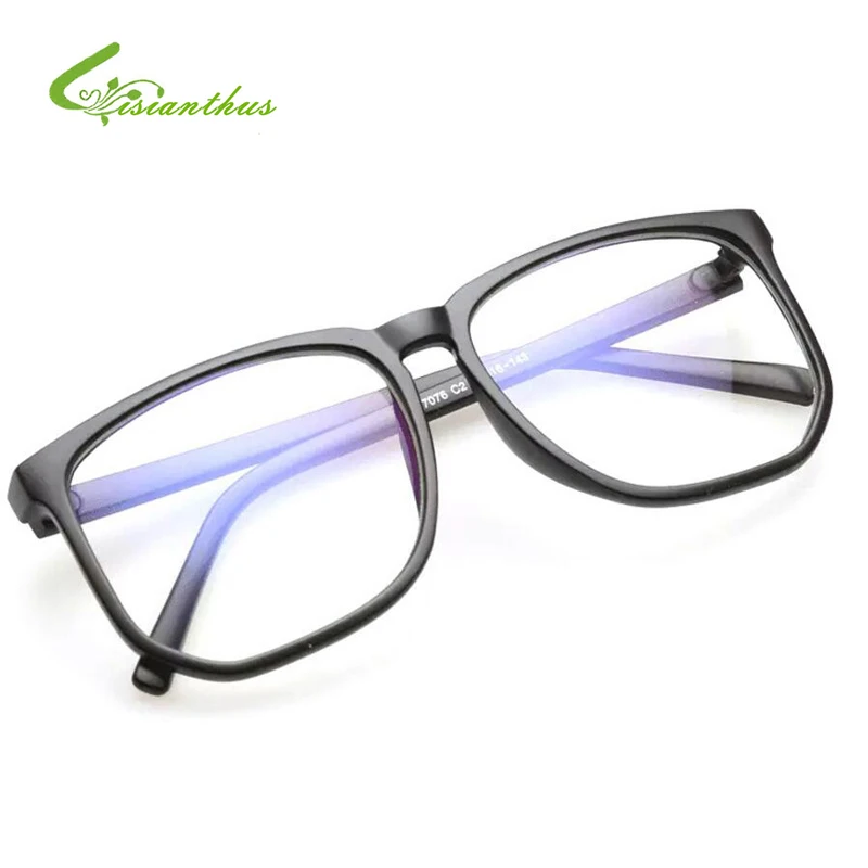 

Unisex Vintage Square Round Glasses with Clear Lens Women Men Plain Mirror Ladies Optical Frames Retro Plastic Plain Eyeglasses