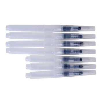 

6 Pcs/Set Water Brush Pens Assorted Brush Tips Artist Paint Brush for Watercolor Crayons Oil Acrylic Painting