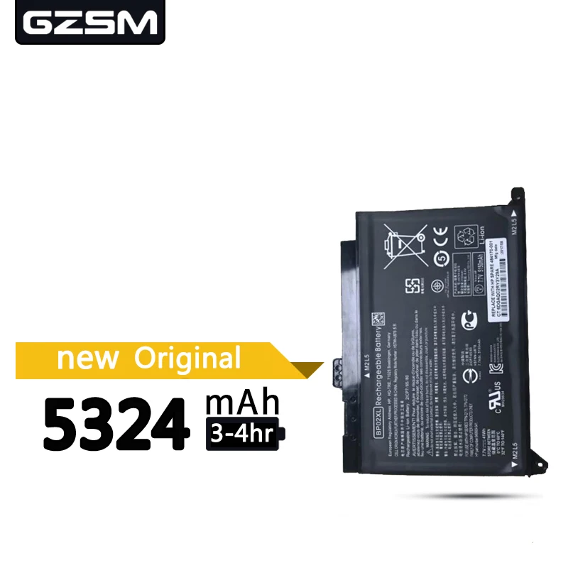

GZSM Laptop Battery BP02XL For HP 15 15-AU battery for laptop 849909-850 849569-421 HSTNN-LB7H BP02041XL AU162TX Battery