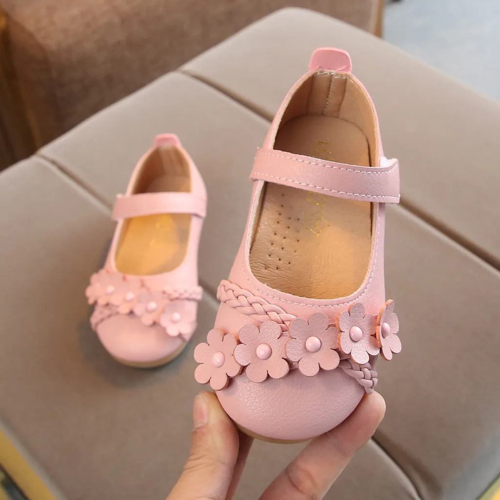 Toddler Infant Kids Baby Girls Flower Woven Floral Princess Shoes Sandals lace breathable sneakers women shoes#JN3