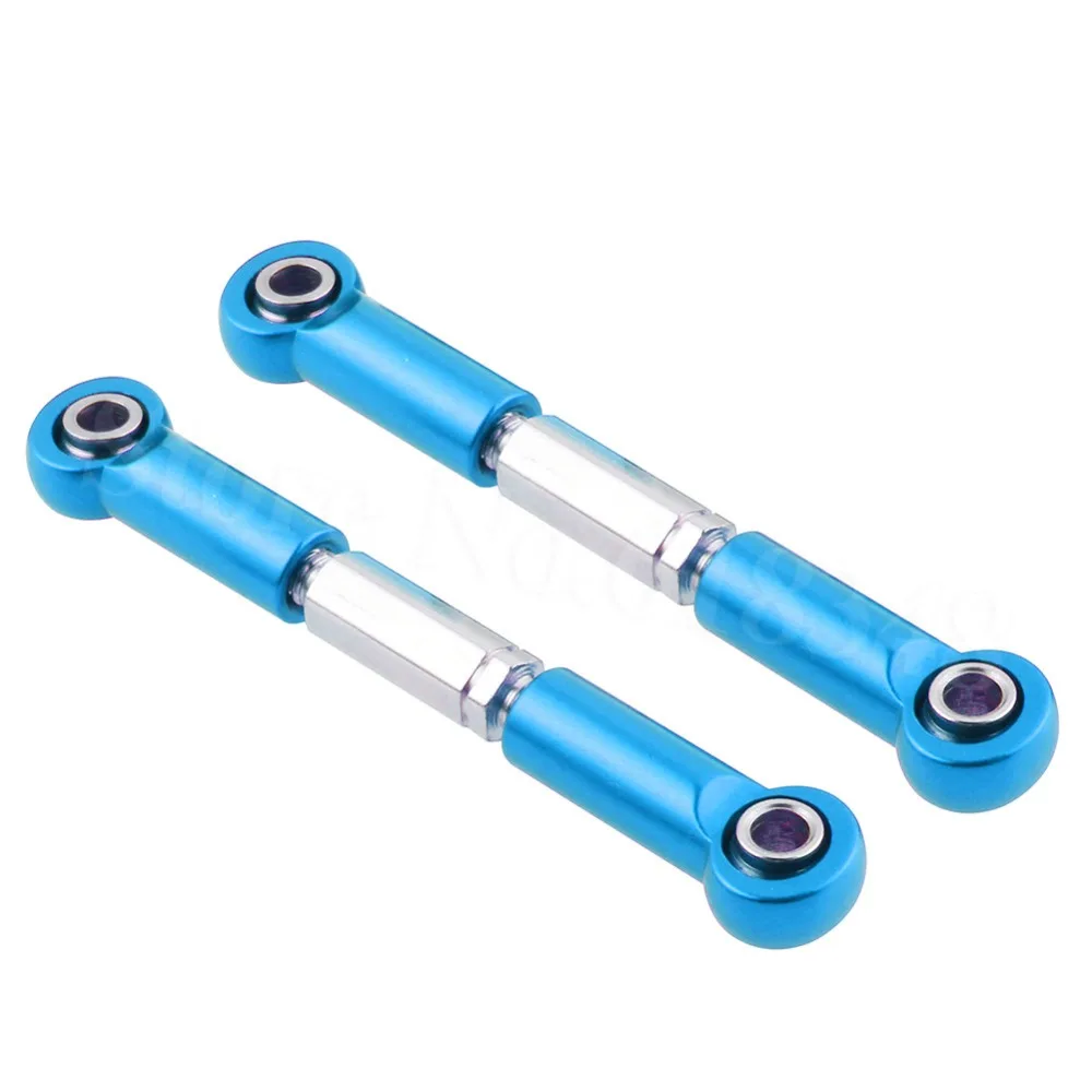 10 пар/лот металлическая алюминиевая тяга серводвигателя Turnbuckle Link 0018 для WLtoys 1/12 RC