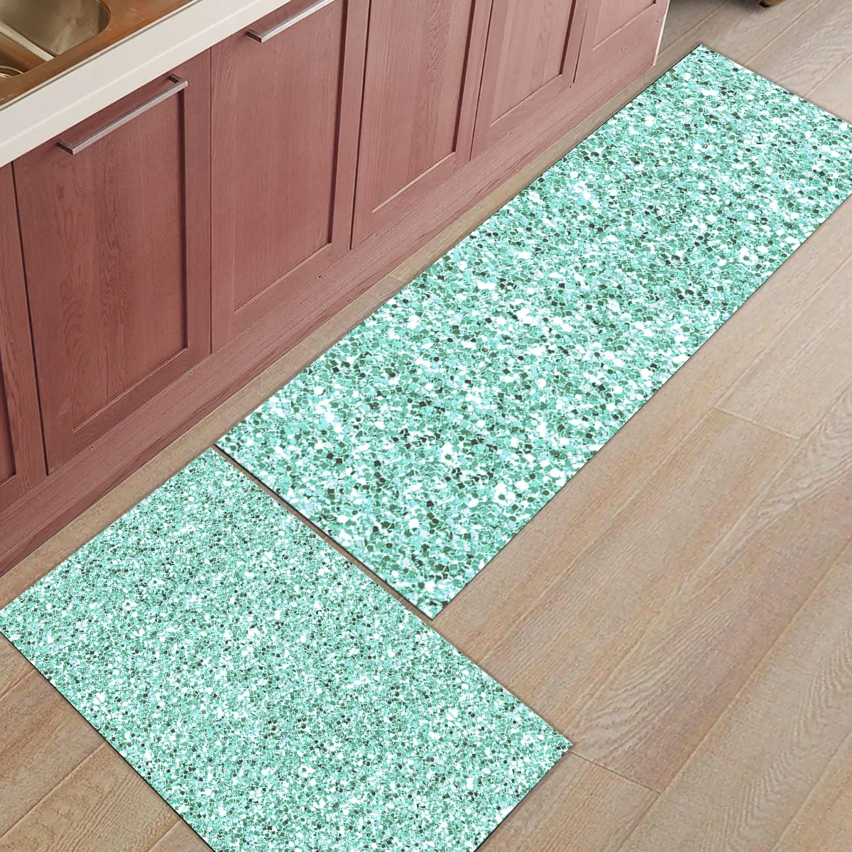 Чирок зеленый Marble1Under ПЭТ миска для воды еды аксессуары для ванной комнаты Набор грязи мусора грязи Trapper загрузки скребок для обуви области бегунов