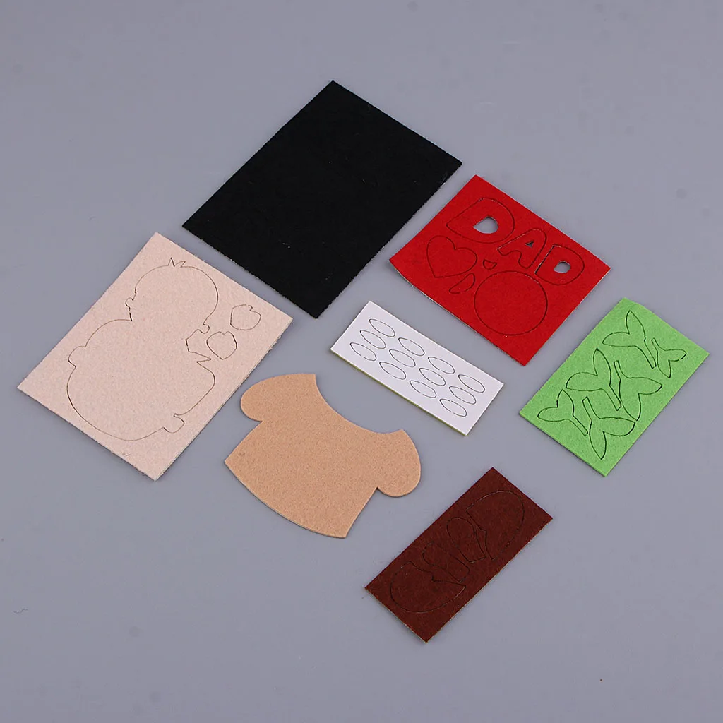 Kids Handmade Neck Tie Non Woven DIY Patch Toy