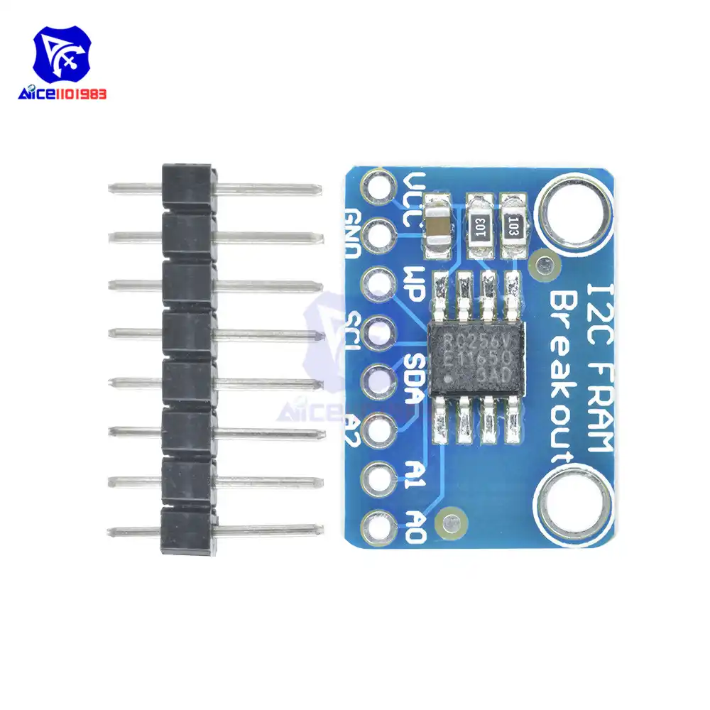 NEW I2C MB85RC256V Non-Volatile Fram Breakout Module Development 256KBit//32KByte
