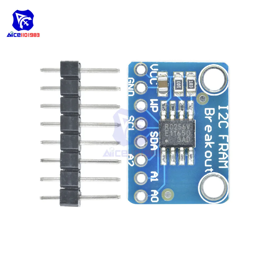  MB85RC256V I2C Non-Volatile Fram Breakout Module Development Tools 256KBit/32KByte for Low Power Da