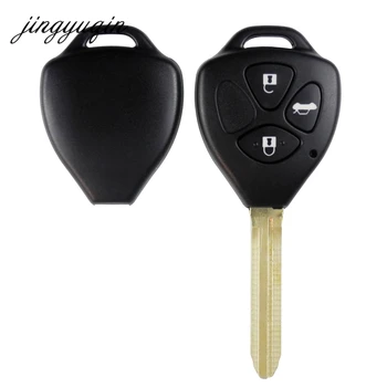 Keyforkess 10 pz/lotto Chiave A Distanza Borsette Case Per Toyota Camry Reiz Corolla Prado Vios REIZ Corona RAV4 3 Bottoni Auto key Fob Copertura - Jingyuqin 10 pz lotto Chiave A Distanza Borsette Case Per Toyota Camry Reiz Corolla Prado