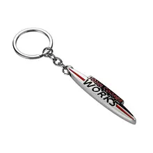 Metal John Cooper Works Logo Keyring Keychain Key Chain Ring For BMW Mini Cooper JCW F56 F55 F60 R56 R55 R60 R61 Car Styling