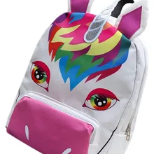 Мода Единорог с принтом Розовый Единорог Pattern рюкзак милая, стильная сумка Легкий Рюкзак Школьная Сумка