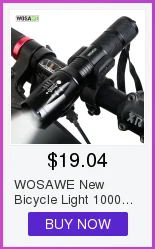 Top WOSAWE 1200 Lumen USB DV Cable Bicycle Lights Lamp Waterproof LED Cycling Bike Bicycle Front Light flashlight 2