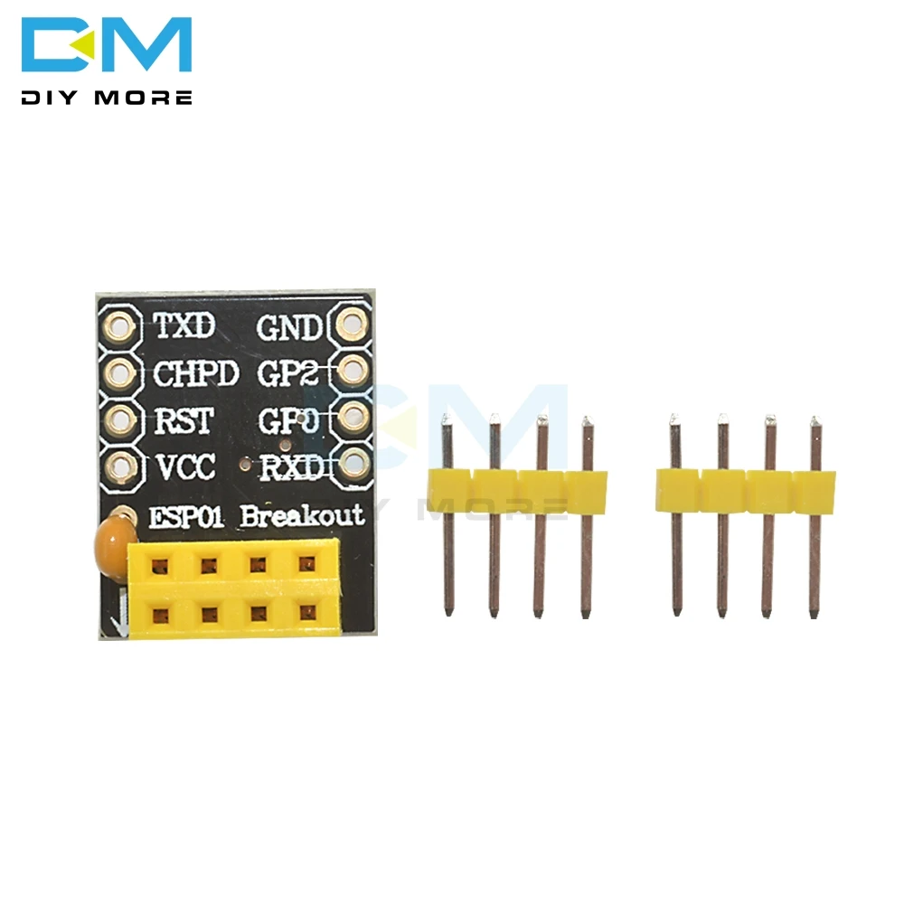 5 шт. для ESP 01 Esp8266 01S модель ESP8266 серийный макетный адаптер WiFi трансивера модуль