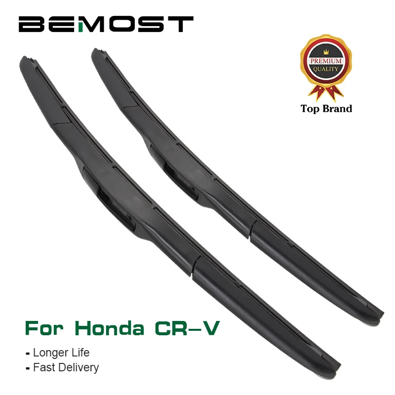 

BEMOST Car Windshield Wiper Blades For Honda CR-V MK1/MK2/MK3/MK4,Model Year From 1995 To 2016 Fit U Hook Arms Auto Styling