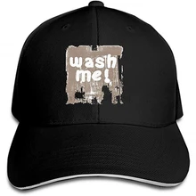 COLG Подгонянная унисекс Wash Me бейсболка для дальнобойщика Регулируемая остроконечная шляпа сэндвич