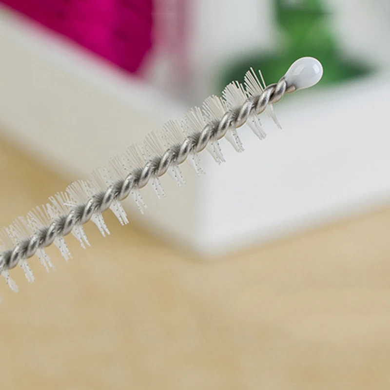 

Cleaning Brush Coffee Espresso Machine Group Head Spoon Plastic Handle Nylon Kitchen Brush Tool Wide bore automatic suction