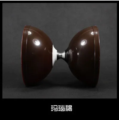 120 мм* 140 мм 246 г йо-йо 3 подшипника Diabolo установлен металлический голову Щупы для мангала Профессиональный Класс китайский Kong Чжу - Цвет: Коричневый