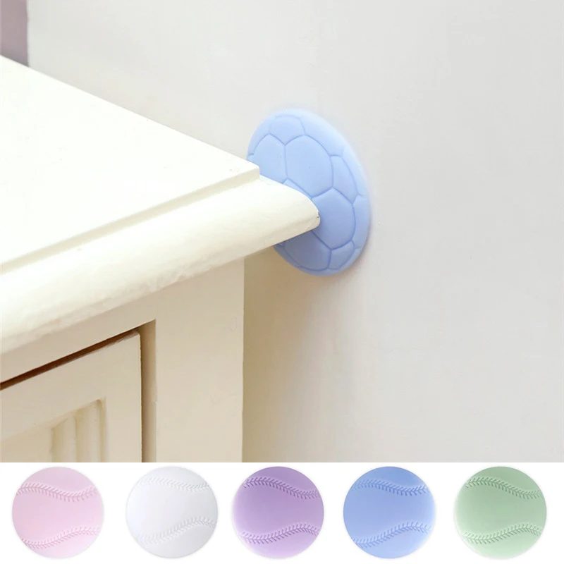 

Rubber Mute Wall Stickers Wall Pad Anti-collision Pad Doorknob Lock Protective Pad Crash Pads Door Buffer Door Knob Mats