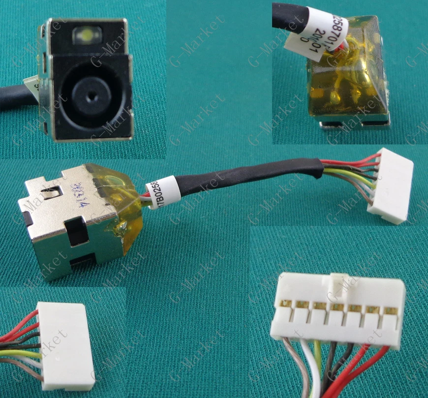 ShineBear WZSM DC Power Jack with Cable USB Port Board 90W for HP Pavilion DV6000 Laptop Cable Length: Other ShineBear WZSM DC Power Jack with Cable USB Port Board 90W for HP Pavilion DV6000 Laptop Cable Length: Other
