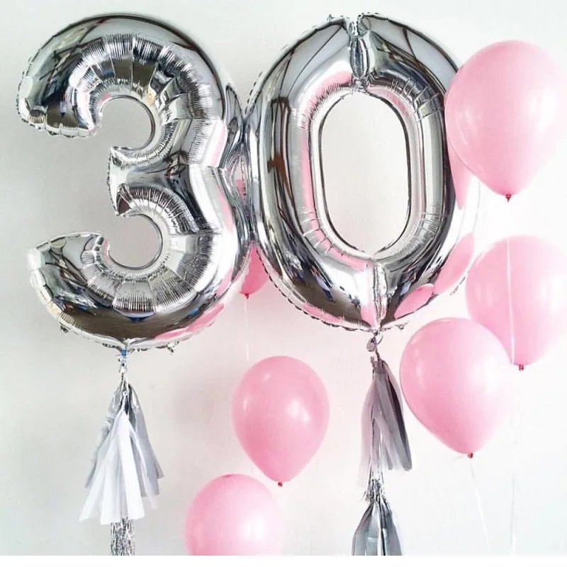 32inch-Gold-Silver-Number-Foil-Balloons-Digit-air-Ballon-Birthday-Party-Wedding-Decorations-Figure-balloon-Party