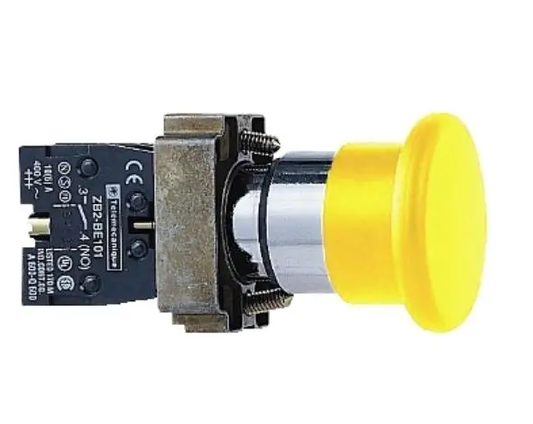 

Кнопка грибной головки XB2BC XB2BC51C XB2BC51 = ZB2BZ101C + ZB2BC5C