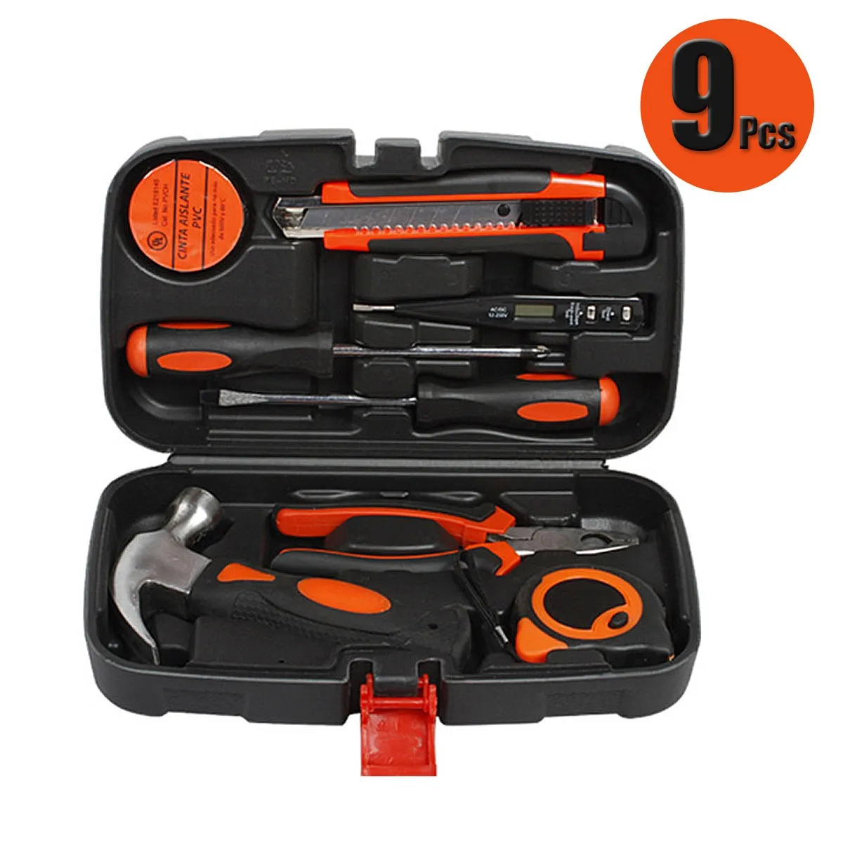 

9Pcs Repair Hardware Instrumental Sets universal for Home Tool Kits Multi-functional Tool for Electrician