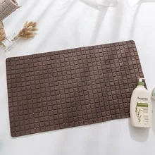 ПВХ коврик для ванной нескользящий коврик для дома однотонный плед серый белый 3D ковры 38x70 см ванная комната коврики с присоской Vloerkleed