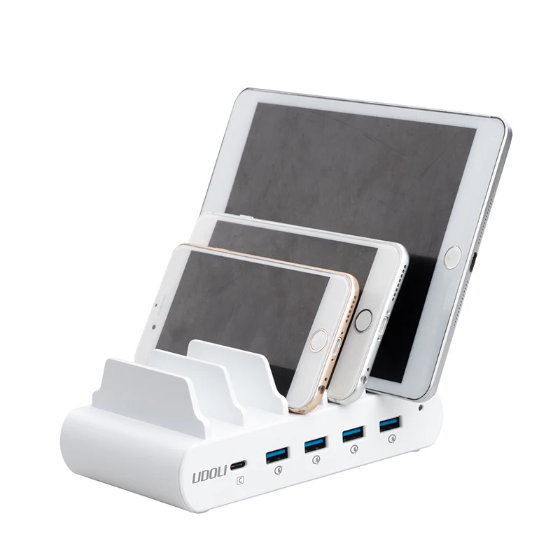 110 Вт 5 портов USB USB-C type-C QC 3,0 Универсальное зарядное устройство для ноутбука зарядная станция для ноутбука Macbook iPhone X/iPhone 8/iPhone xs