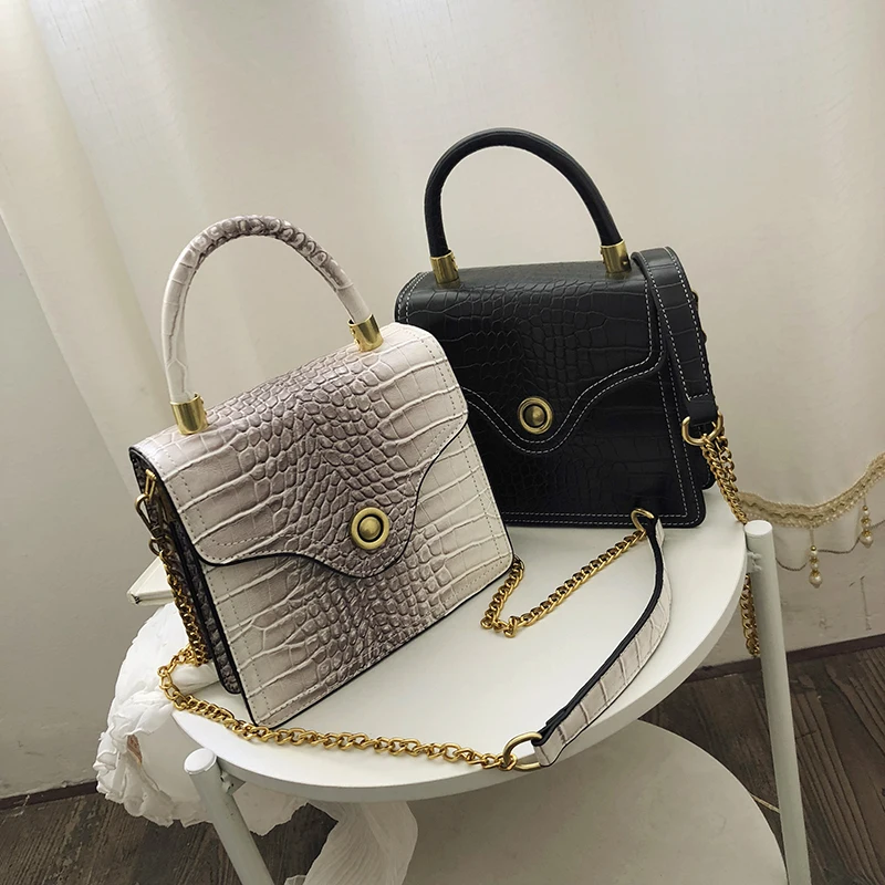 

Women's Handbag Small Leather White Women's Bag Shoulder Bag Messenger Crossbody Bags Luxury Ladies Female Handbags Black Flap