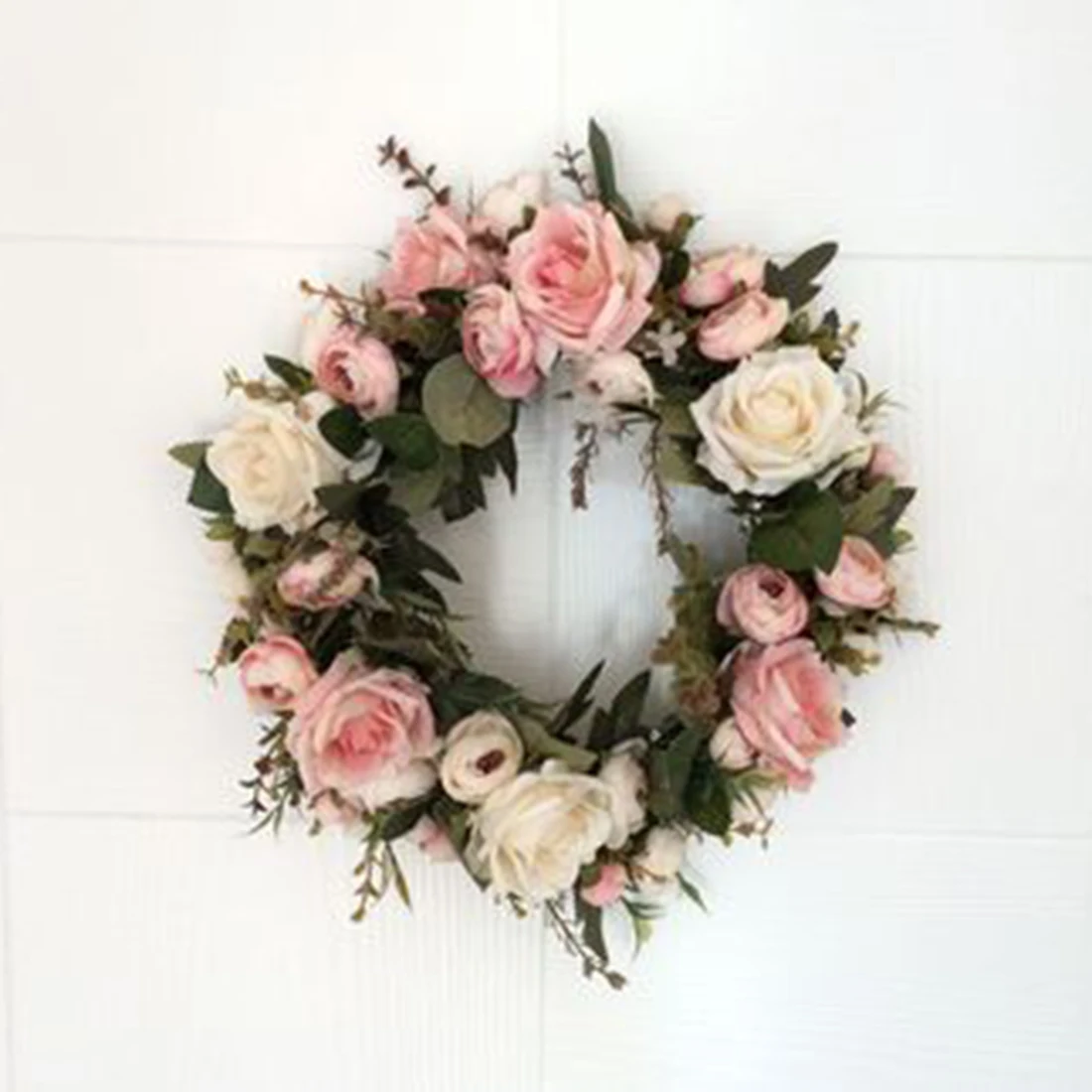 Silk Artificial Flowers Wreaths Artificial Garland For Wedding Decoration Door Home Party Decor Perfect Quality - Цвет: 15