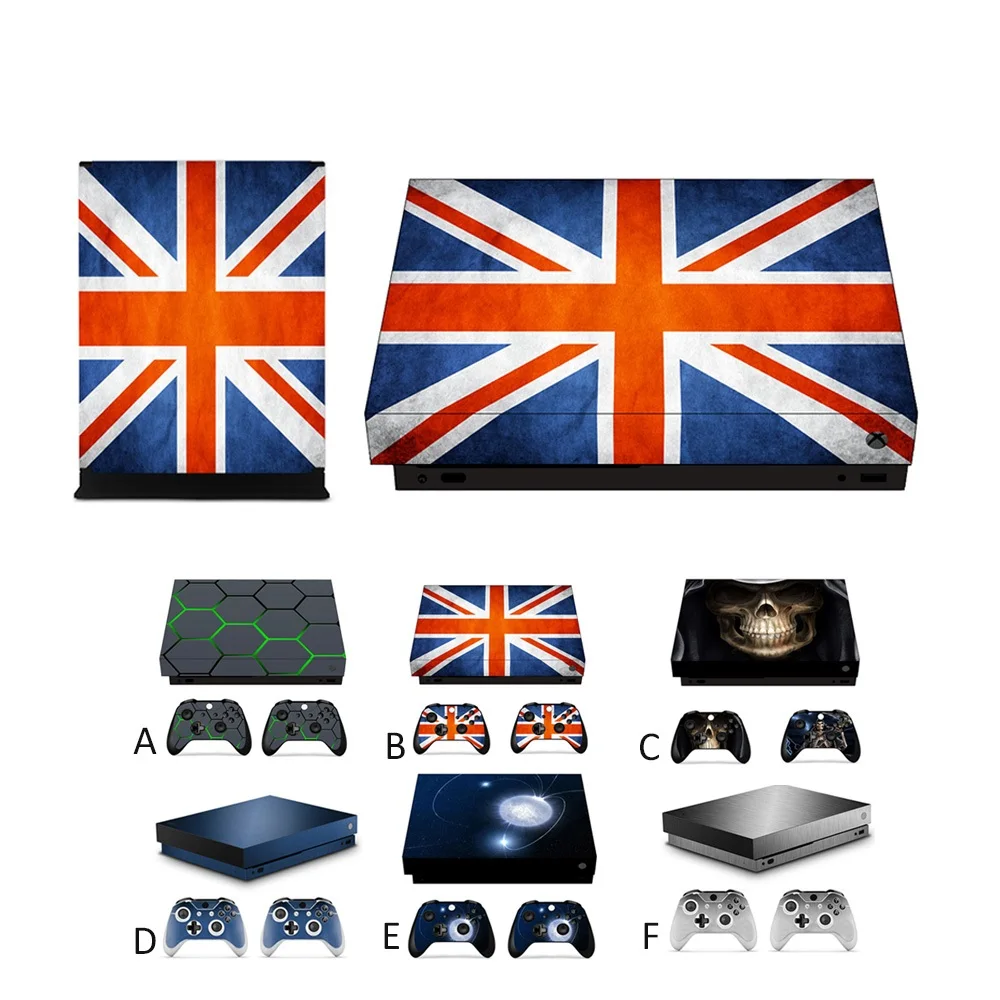 

Bevigac Durable Smooth Wrap Decals Cover Sticker Skins Protective Case for XBOX One X Console Controller Accessories Gadgets