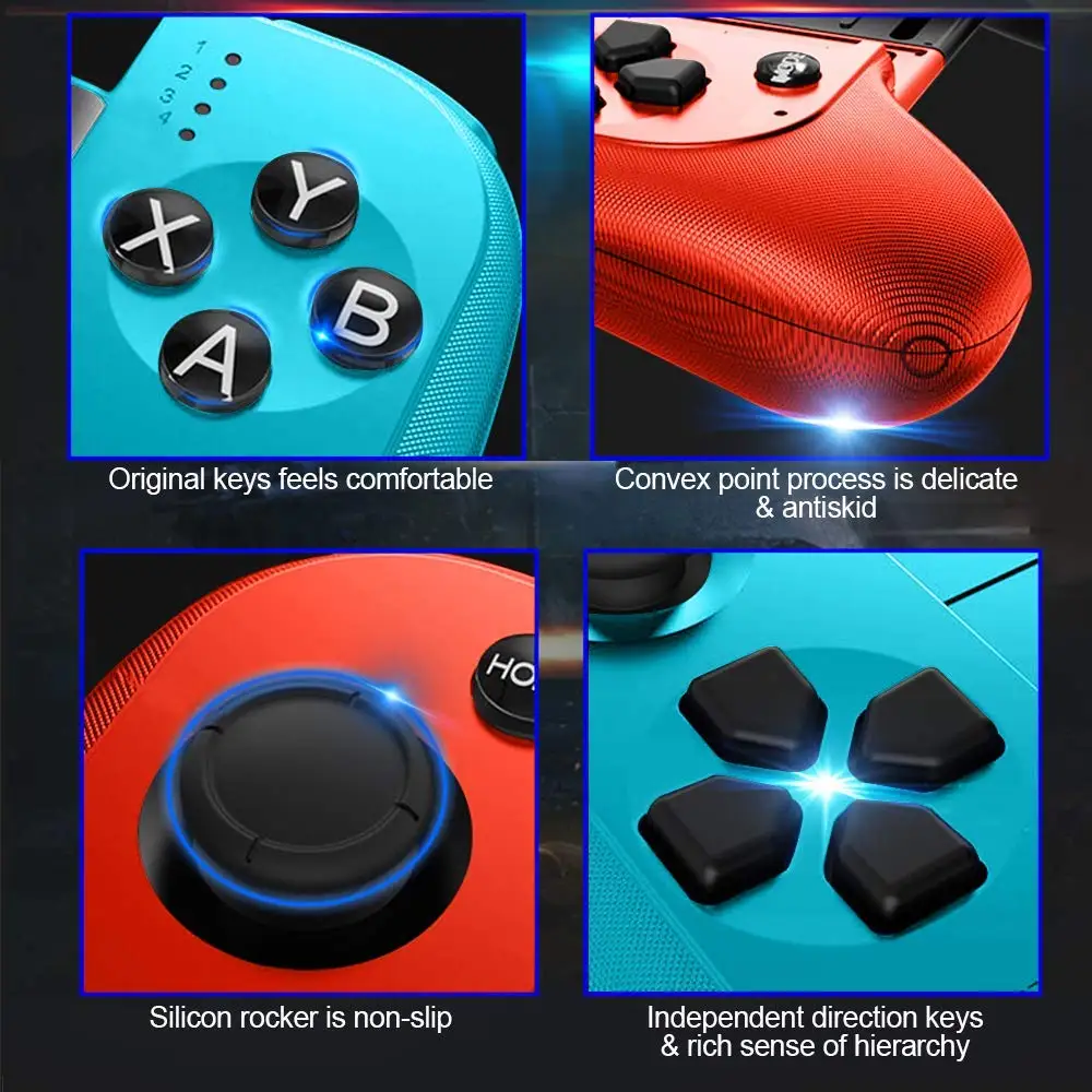 New 7007F Game Controller Wireless Bluetooth Gamepad Extendable Joypad Joystick for Android/IOS Phone Tablet Windows PC