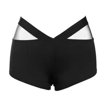 Fashionable Women Sports Running Yoga Shorts Breathable Solid Color Net Yarn Stitching Quick Dry Gym Running Shorts