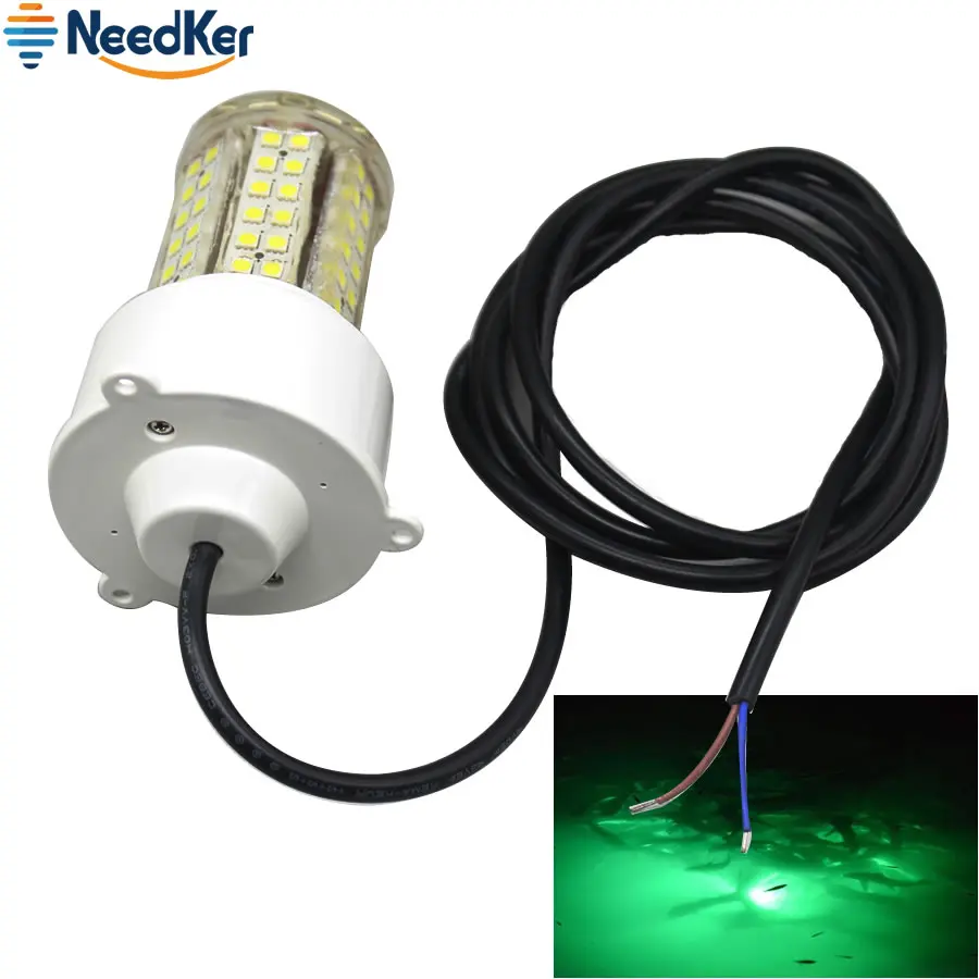 

DC 12V LED Underwater Fishing Light SMD5050 12W 18W LED Fishing Boat Light IP68 Waterproof 360 Degree Lure Lights For Fishing